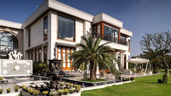 Step Inside 25000 Sq Ft Maximalist New Delhi Home Centred Around The Artworks Of Mf Husain Fn Souza And More