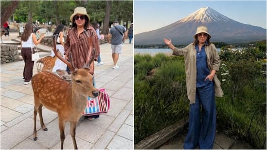 Inside Farah Khan Dreamy Japan Getaway From Nara Park Friendly Deer Mount Fuji To Shirakawa Storybook Houses