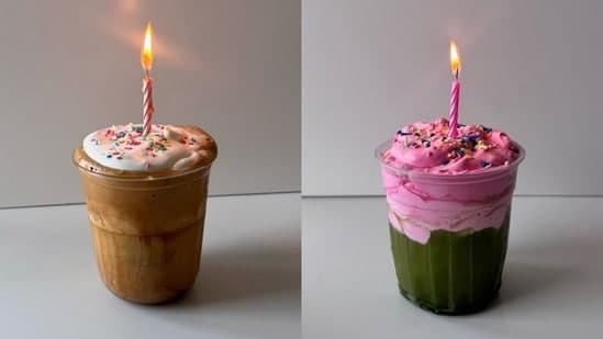 How To Make A Sprinkle Topped Bday Cake Latte At Home Take A Look