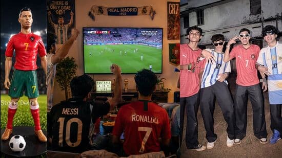 Fifa World Cup Fever Takes Over Delhi Ronaldo Or Messi Who Is Winning The Merch Jersey Showdown