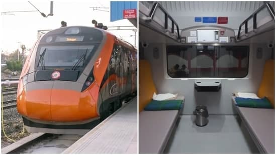 Inside Vande Bharat Sleeper Coach Vlogger Reveals Premium Facilities Private Shower Best Indian Railways Has To Offer