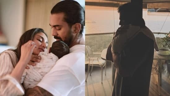 Athiya Shetty Celebrates Kl Rahul First Fathers Day With Daughter Evaarah Shares Adorable Unseen Pictures
