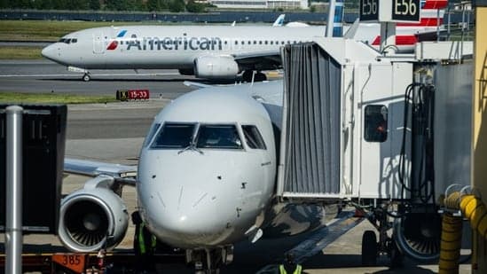 American Airlines Horror Unruly Passenger Bites Man Mid Flight As Pilot Says Dont Know If Hes Hallucinating