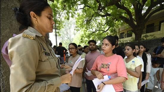 Neetug Amid Tight Security Over 3 5 Lakh Candidates Appear At 760 Centres In Up