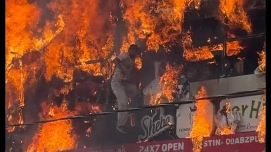 No Way Out How Smoke Biometric Lock Gate Fueled Lucknow Fire Tragedy