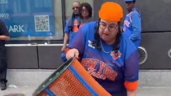 Angie Baez Jpmorgan Chase Salary Earning Net Worth In Focus Fired From Job For Emptying Knicks Trashcan Stealing It