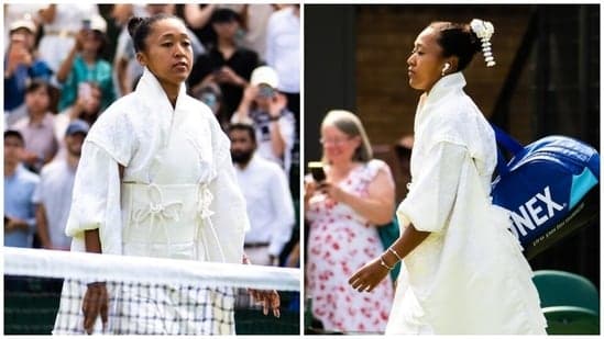 Naomi Osaka White Traditional Kimono Inspired Gown Brings Japanese Elegance To Wimbledon 2026 Pics