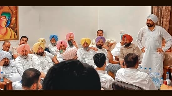 Punjab Congress Dissent Erupts Over Aicc List Channi Camp Holds Show Of Strength