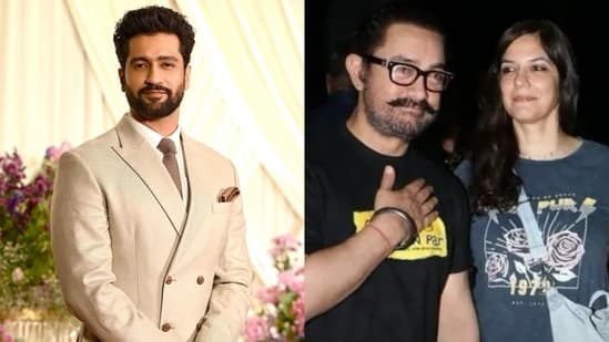 Vicky Kaushal Surprised As Aamir Khan Confirms Wedding With Girlfriend Gauri Spratt Pritam And Pedro Screening