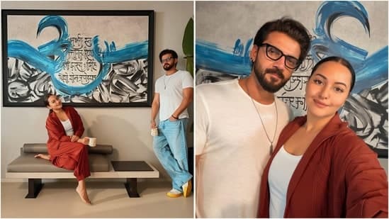 Sonakshi Sinha Unveils Artwork Where Gayatri Mantra Meets The Kalma Says Power Of Both Prayers Made Her Home Happy
