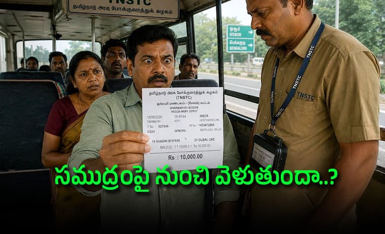 తమిళనాడు నుంచి దుబాయికి బస్సు టికెట్