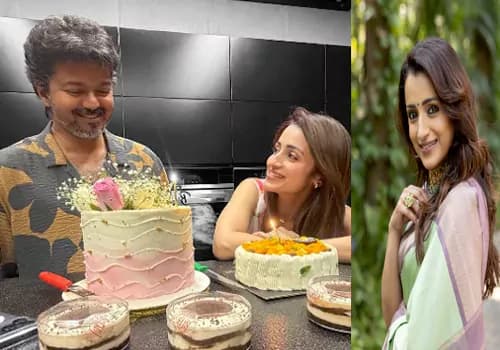 సీఎం విజయ్ కు త్రిష సర్ ప్రైజ్ బర్త్ డే విషెస్...రూమర్లకు చెక్